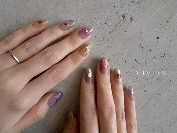 ヴィヴィアン ネイル(Vivian nail)/お正月 マグネット アート