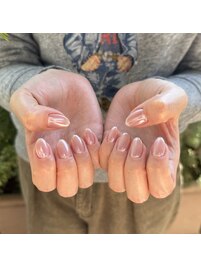 春オーロラネイル