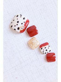 ラルネイル 大宮(Lull. nail)/＊セパレート＊ダルメシアン＊