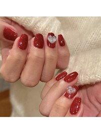 クリスマス★ハートネイル