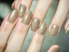 カラー混ぜフラッシュネイル