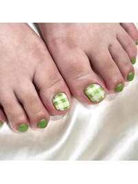 チェックネイル