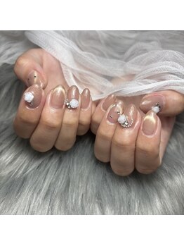 アース 新瑞橋店(HAIR & MAKE EARTH)/定額C◆大人バラネイル