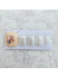 フット定額親指アート