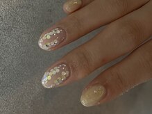エティル(Etel atelier)/ホログラム/透け感ネイル