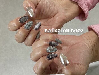 ぷっくりお花ネイル