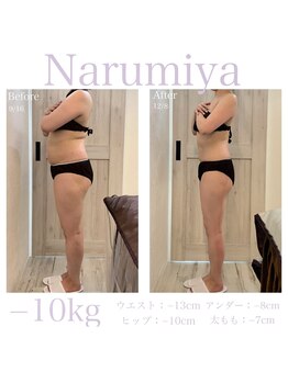 トータルチェンジエステ ナルミヤ(total change esthe Narumiya)の写真/《リピート率90%超え》ダイエットは辛い!と思っているあなたへ。施術後の変化に感動すること間違いなし☆