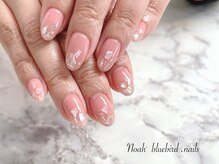 ノアブルーバードネイルズ(Noah' bluebird .nails)/シェル埋め込みアート