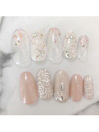 セレモニーネイルデザイン