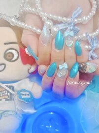 推しカラーネイル☆