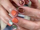 個性派ニュアンスネイル