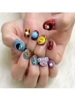 プリュム(Plume)/3D/推しネイル/キャラクター