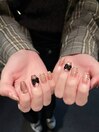 持ち込みデザイン6本ネイル