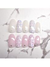 キューセブンネイルラウンジ 与野店(Q7 Nail Lounge)/3月シーズンコース　￥6500