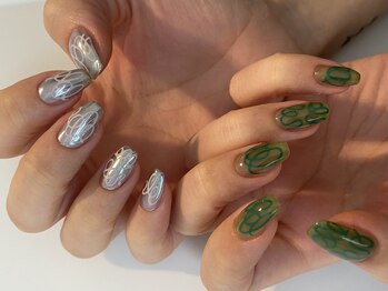 リウール(Re HEUR)/ぐるぐるアートネイル