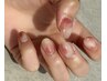 ブログ必読【期間限定Jr.ネイリストHand】桃ネイル