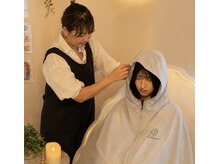 ヨサパーク すずのね(YOSA PARK)の雰囲気（よもぎ蒸し中のヘッドマッサージがおすすめ！スッキリ小顔効果も）