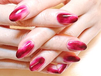 ネイルマジック 仙台一番町店(NAIL MAJIC)/ボルドータイダイ☆オーダー