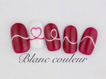 ブランクルール 京都四条烏丸(Blanc Couleur)/バレンタインネイル