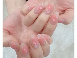 ちゅるかわチークネイル