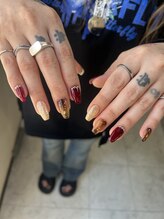 サロン ジジネイル(Salon GIGI Nail)/岩崎施術　ベッコウネイル