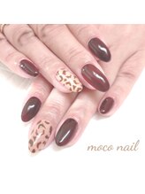 モコネイル(moco nail)/☆ワンカラー2本アート☆
