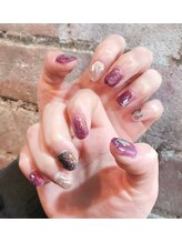 アティックネイルアトリエ(attic nail atelier)/ダークニュアンス★