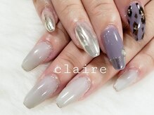 クレール(claire)/スカルプ10本アート￥16000