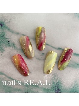 ネイルズリアル 倉敷(nail's RE.A.L)/春ネイル