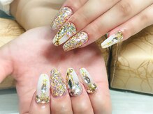 グランディール(Grandir)/キラキラ欲張りネイル