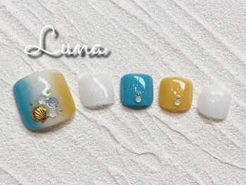 ネイルアンドまつ毛エクステ ルーナ イオンモール東久留米店/フット定額10500円