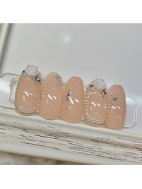 渋谷限定ビジューネイル