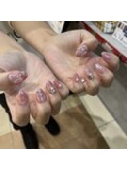 定額×ガーリーワンホンネイル