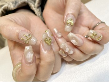 ナンバーネイル 大分中央町店(N° nail)の写真/クリスマスや成人式などイベントが多い時期のネイルはN゜Naiに♪指先を彩り見るたび気分の上がる手元に☆