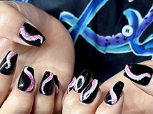 ヌル ネイル 堀江(NURU NAIL HORIE)/オクトパス個性派モード系ネイル