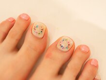ネイルズ ララ(nails Lala)/春のフットネイル。