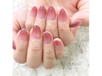 サロンドルリネイル(salon de Ruri nail)/◎レディピンク＊グラデ