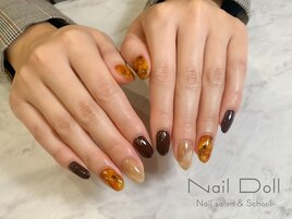 ブラウン×べっ甲