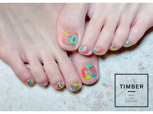 ティンバーネイルアンドアイラッシュ(Timber)/【FOOT】しっかりアートコース