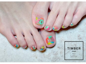 ティンバーネイルアンドアイラッシュ(Timber)/【FOOT】しっかりアートコース