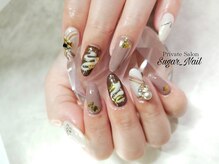 シュガーネイル(sugar nail)/バレンタインネイル