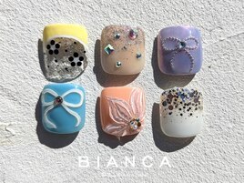 夏先取りフット定額ネイル￥7000