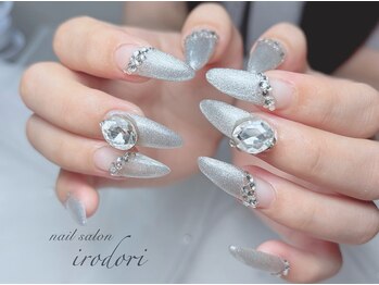 キラキラマグネットネイル