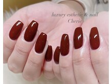 シェリエ(Cherie)/ワンカラー/ボルドー