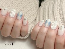 ラドール(La Dhole)/アーガイル×ニットネイル