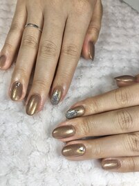 シンプル2本アート