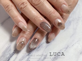 ネイルアトリエルカ(nail atelier LUCA)/W-533 大人バレンタインネイル
