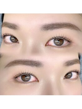 ナンバー 竪町(number+)の写真/《人気No.1☆眉毛WAX》骨格に合わせた黄金比の眉毛で一気に垢抜け★印象UPするならアイブロウ一択！