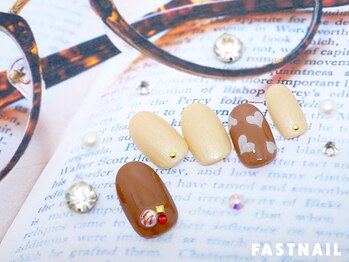 ファストネイル 立川店(FAST NAIL)/チョコレートハートネイル¥7700