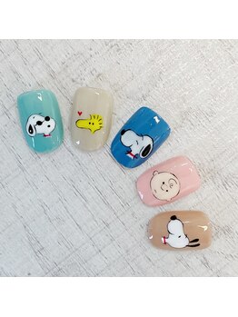 ラルネイル 大宮(Lull. nail)/キャラアート＊手描きart